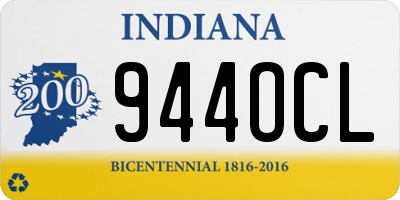 IN license plate 944OCL