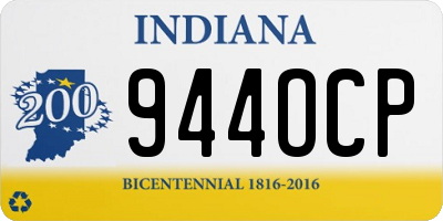 IN license plate 944OCP