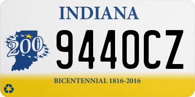 IN license plate 944OCZ