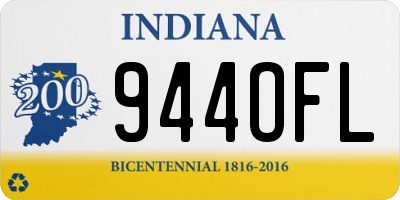 IN license plate 944OFL