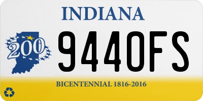 IN license plate 944OFS