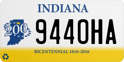 IN license plate 944OHA