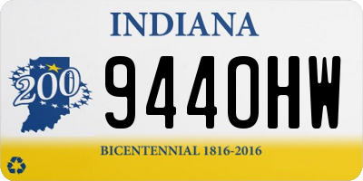IN license plate 944OHW