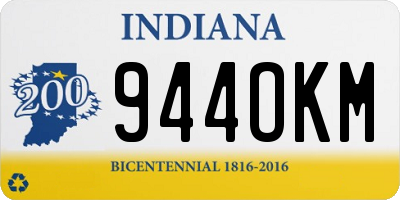 IN license plate 944OKM