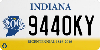 IN license plate 944OKY