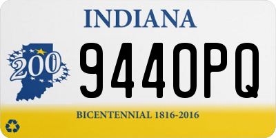 IN license plate 944OPQ