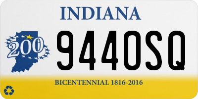 IN license plate 944OSQ