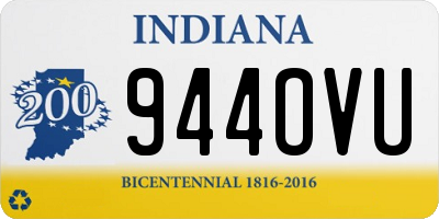 IN license plate 944OVU
