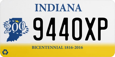 IN license plate 944OXP