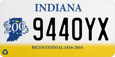 IN license plate 944OYX