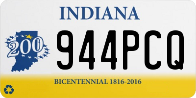 IN license plate 944PCQ