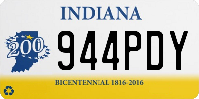 IN license plate 944PDY