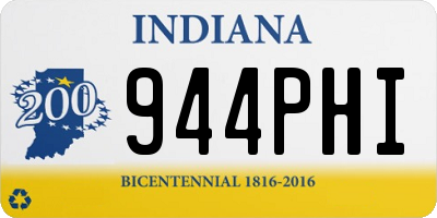 IN license plate 944PHI