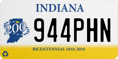 IN license plate 944PHN