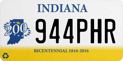 IN license plate 944PHR