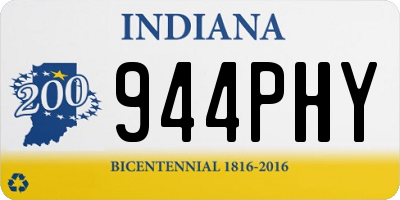 IN license plate 944PHY