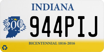 IN license plate 944PIJ