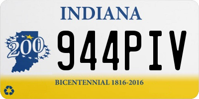 IN license plate 944PIV