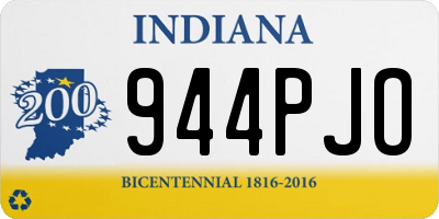 IN license plate 944PJO