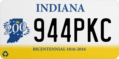 IN license plate 944PKC
