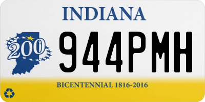 IN license plate 944PMH