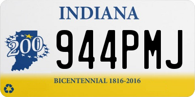 IN license plate 944PMJ