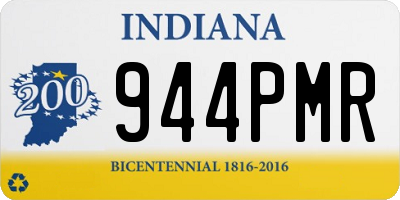 IN license plate 944PMR