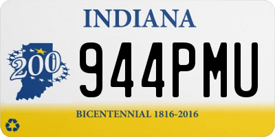 IN license plate 944PMU