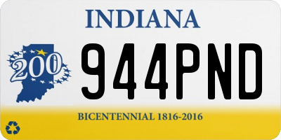 IN license plate 944PND