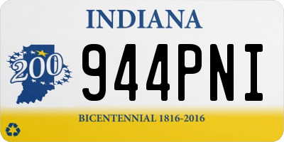 IN license plate 944PNI