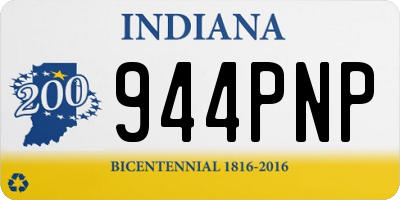IN license plate 944PNP