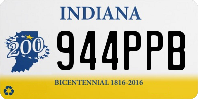 IN license plate 944PPB