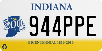 IN license plate 944PPE