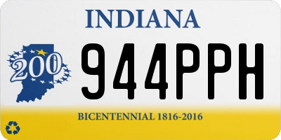 IN license plate 944PPH