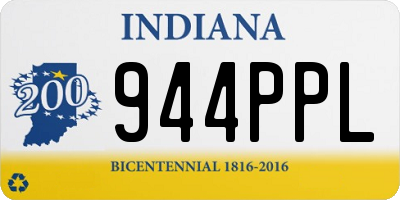 IN license plate 944PPL