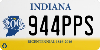 IN license plate 944PPS