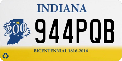 IN license plate 944PQB
