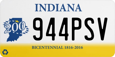 IN license plate 944PSV