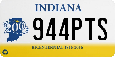 IN license plate 944PTS