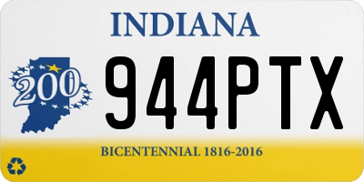 IN license plate 944PTX