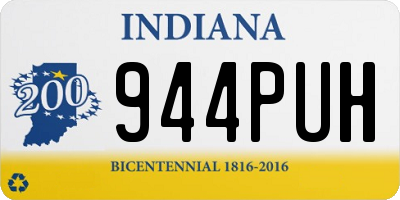 IN license plate 944PUH