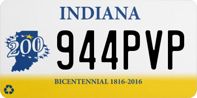 IN license plate 944PVP