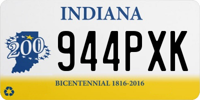 IN license plate 944PXK