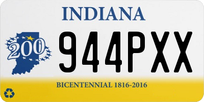 IN license plate 944PXX