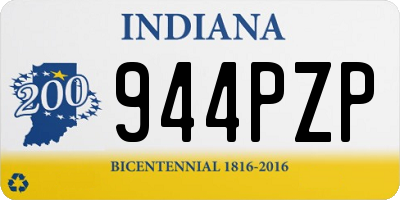 IN license plate 944PZP