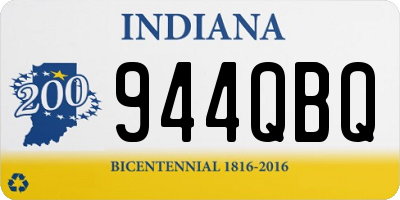 IN license plate 944QBQ