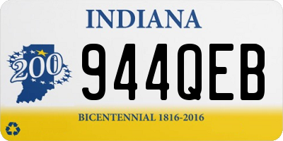IN license plate 944QEB