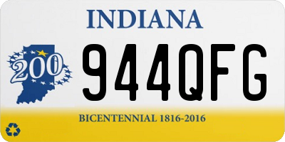 IN license plate 944QFG