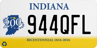 IN license plate 944QFL