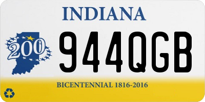 IN license plate 944QGB